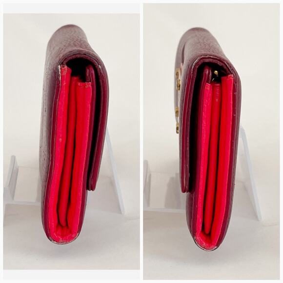 MARC BY MARC JACOB Burgundy Standard Supply Workwear Wallet - Picture 6 of 14